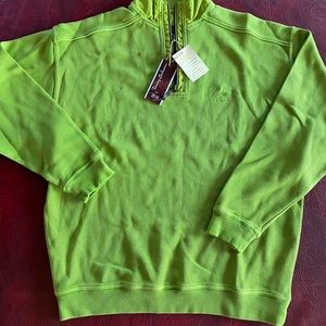 NWT Tommy Bahama Golf 18 Quarter Zip Pullover